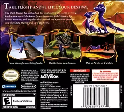 Image n° 2 - boxback : Legend of Spyro - Dawn of the Dragon, The